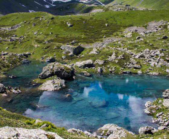 Abudelauri blue lake